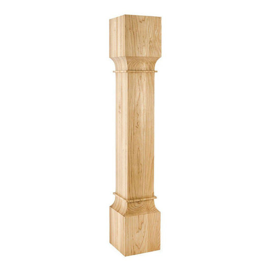 Hardware Resources Square Natural White Birch Post-DirectCabinets.com