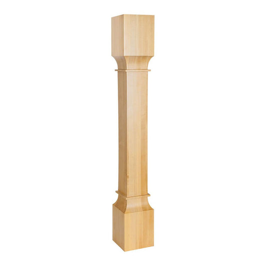 Hardware Resources 5" x 5" x 35-1/2" Alder Square Post-DirectCabinets.com