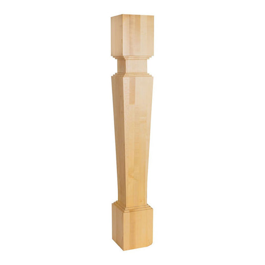 Hardware Resources Stacked Alder Wood Post-DirectCabinets.com