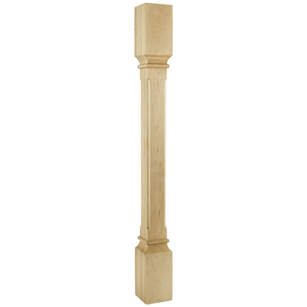 Hardware Resources Alder Post with Fluted Corners-DirectCabinets.com
