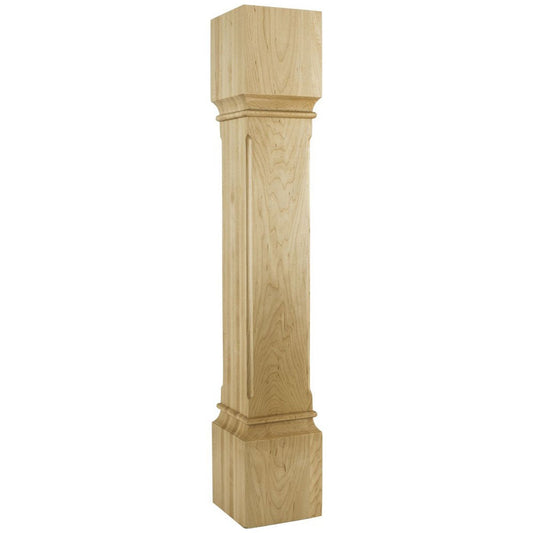 Hardware Resources Transitional Alder Post with Fluted Corners-DirectCabinets.com