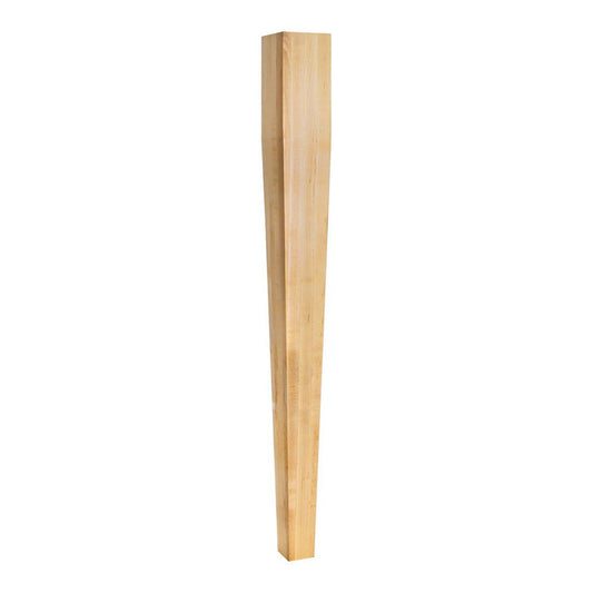 Hardware Resources Alder Four Sided Tapered Wood Post-DirectCabinets.com