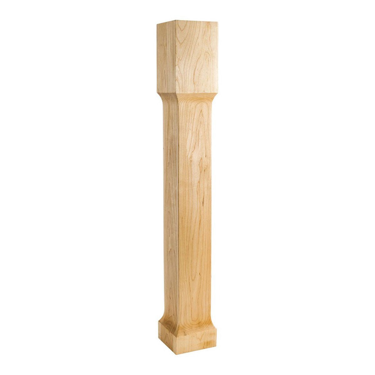Hardware Resources Hard Maple Post with Cove Cut Out-DirectCabinets.com