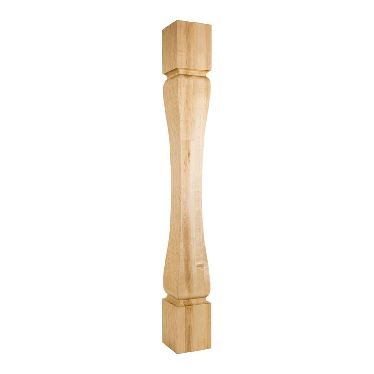 Hardware Resources Alder Baroque Minimalist Wood Post-DirectCabinets.com