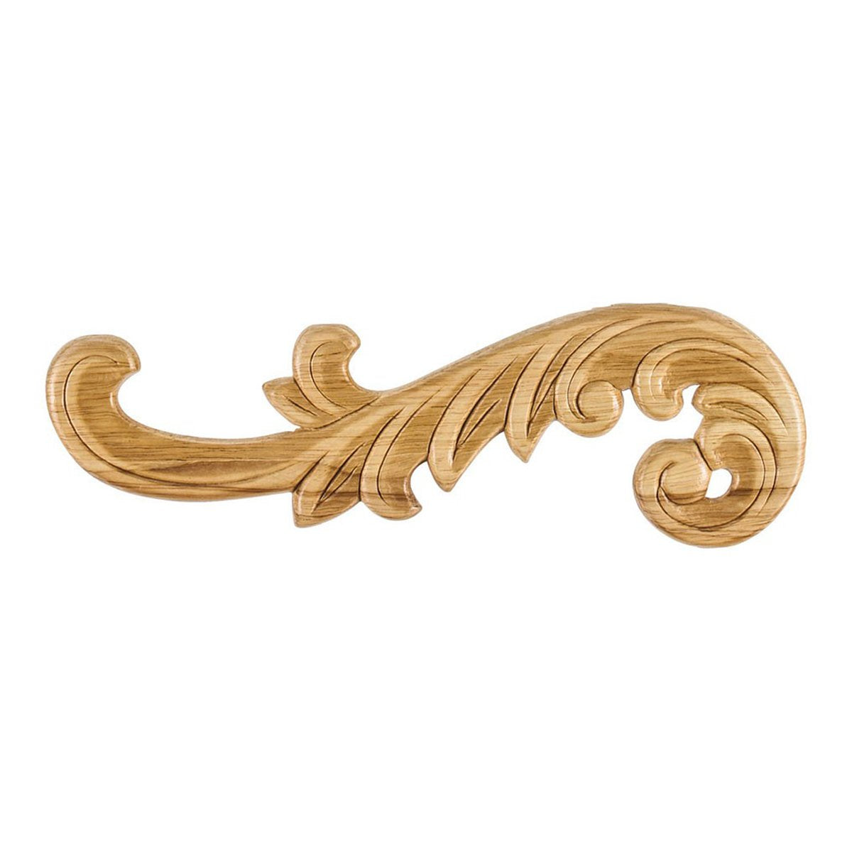 Hardware Resources 10-1/2" x 5/16" x 3-1/4" Pressed Acanthus Applique-DirectCabinets.com