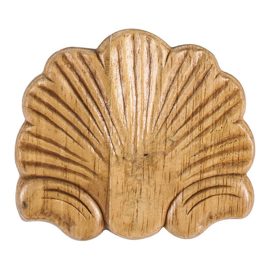 Hardware Resources 3-1/4" x 5/16" x 3" Pressed Shell Applique-DirectCabinets.com