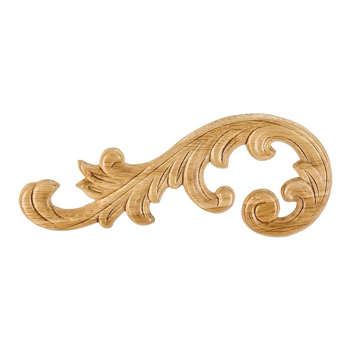 Hardware Resources 10-5/8" x 5/16" x 4-3/8" Pressed Acanthus Applique-DirectCabinets.com