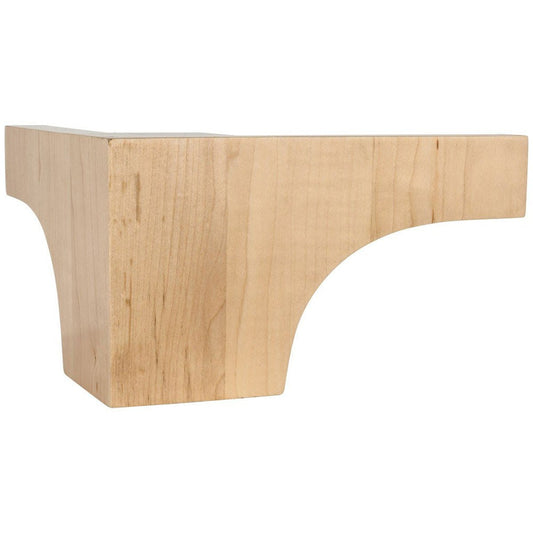 Hardware Resources White Birch Cove Corner Pedestal Foot-DirectCabinets.com