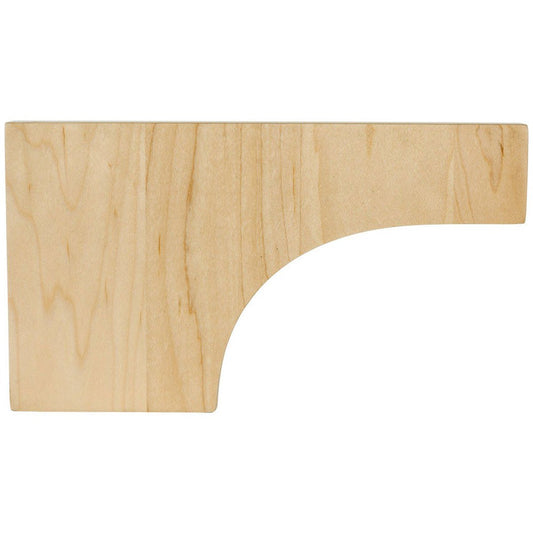 Hardware Resources Alder Cove Pedestal Foot (L or R)-DirectCabinets.com