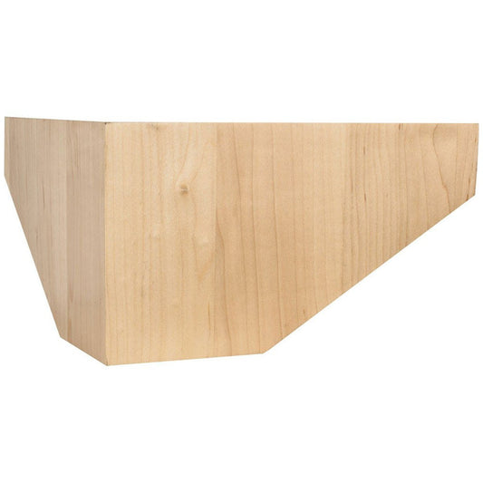 Hardware Resources White Birch Shaker Corner Pedestal Foot-DirectCabinets.com