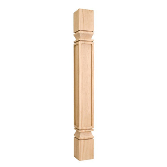Hardware Resources 3-3/4 x 3-3/4" x 35-1/2" Square Hard Maple Mission Post-DirectCabinets.com