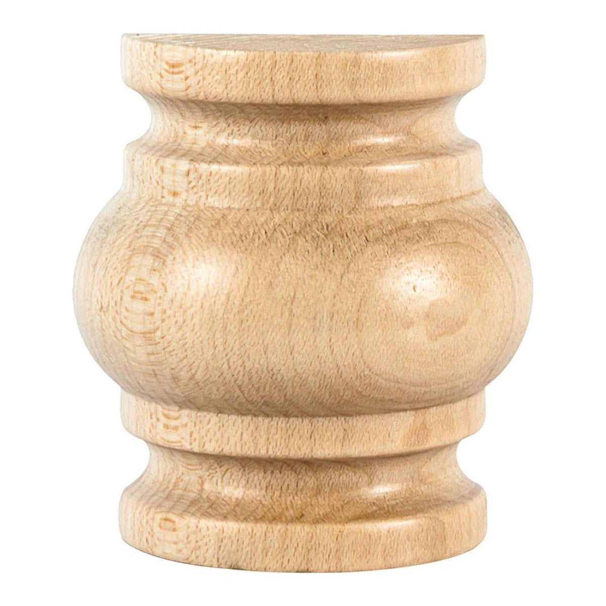 Hardware Resources 2-1/4" x 1-1/8" x 2-1/2" Hard Maple Traditional Spool Splice-DirectCabinets.com