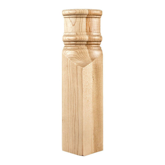 Hardware Resources Rubberwood Traditional Transition Block-DirectCabinets.com