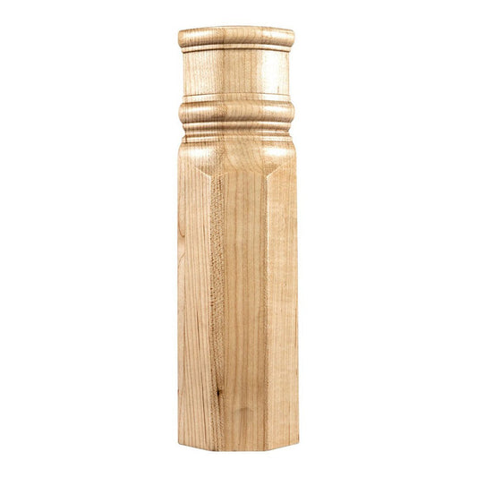 Hardware Resources Rubberwood Traditional Transition Block with Beveled Edge-DirectCabinets.com