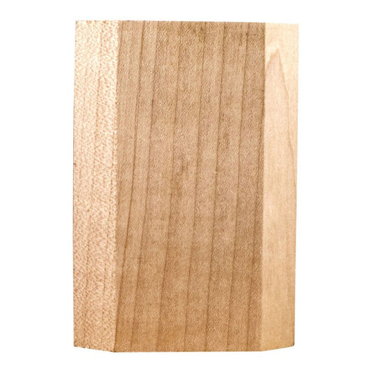 Hardware Resources Alder Plain Traditional Transition Block-DirectCabinets.com