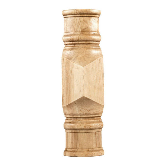 Hardware Resources Rubberwood Double/Center Traditional Transition Block-DirectCabinets.com