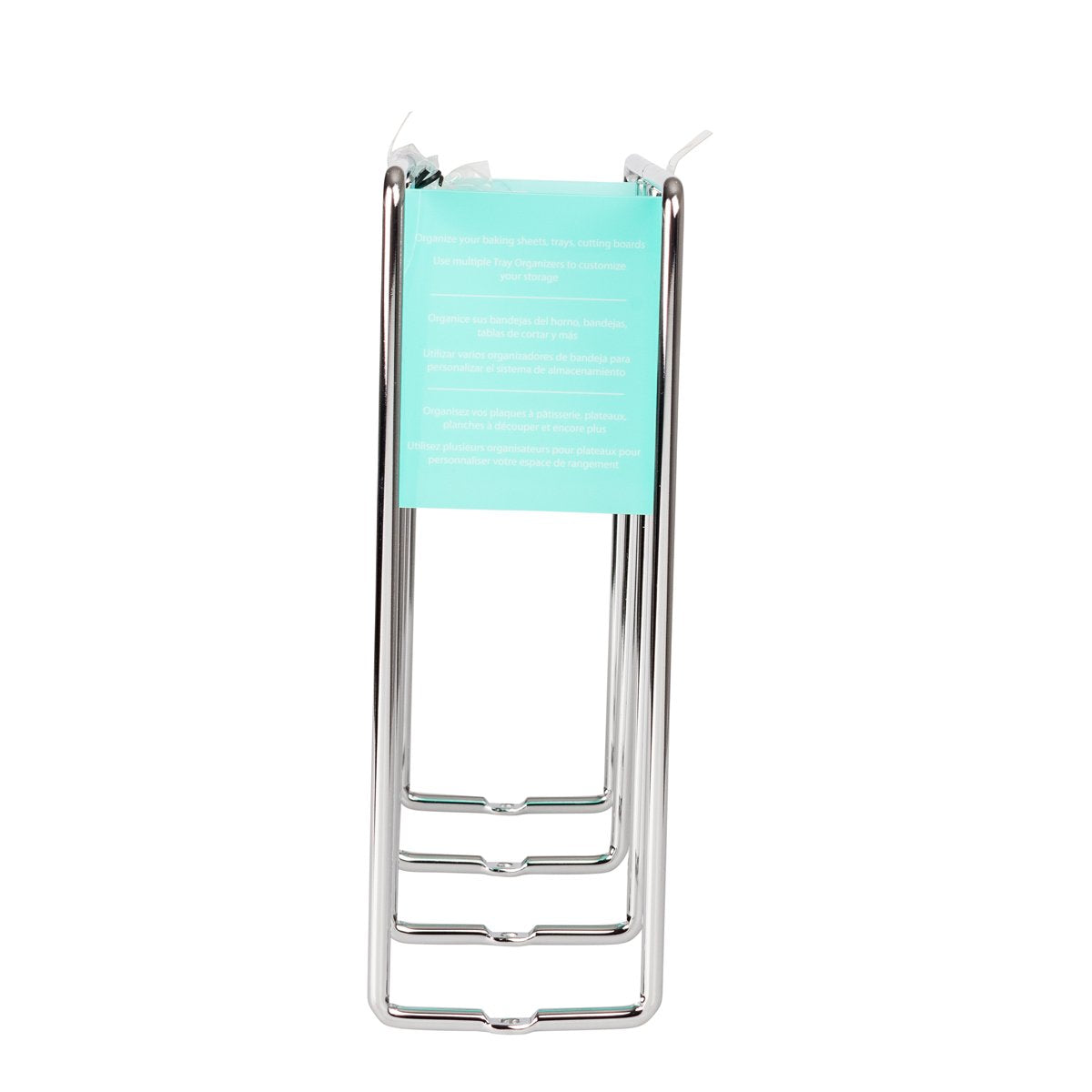 Polished Chrome U-Shaped Tray Divider-DirectCabinets.com