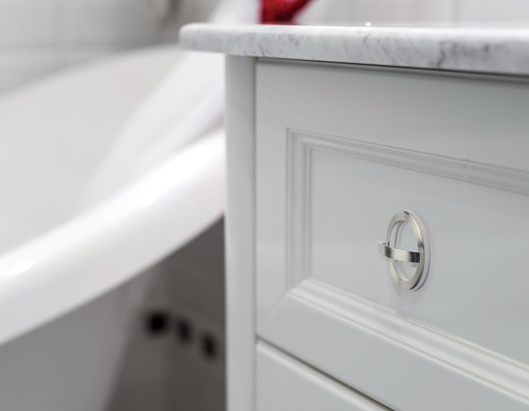 Atlas Homewares Tableau Curved Handle 1-7/16", Available in 4 finishes-DirectCabinets.com