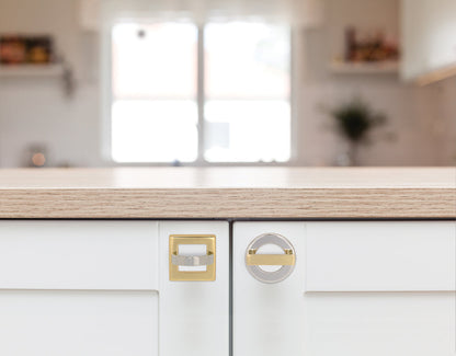 Atlas Homewares Tableau Curved Handle 1-7/8", Available in 4 Finishes-DirectCabinets.com