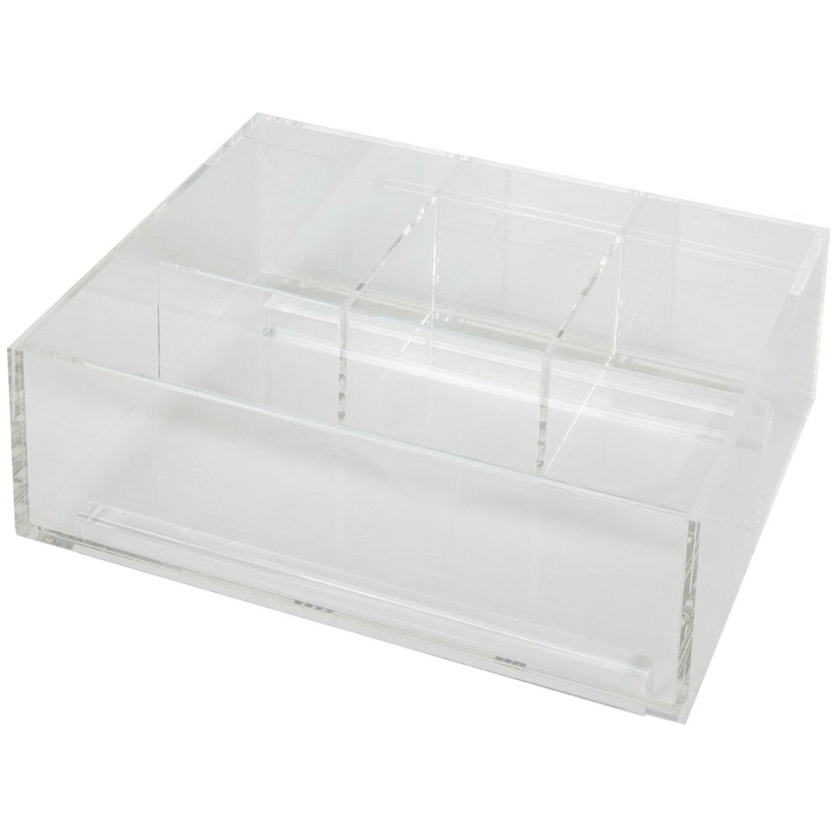 Hardware Resources Divided Acrylic Top Tray for Vanity Pullout-DirectCabinets.com