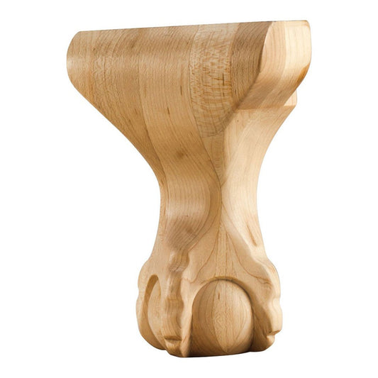 Hardware Resources 6" Center Oak Ball and Claw Traditional Leg-DirectCabinets.com