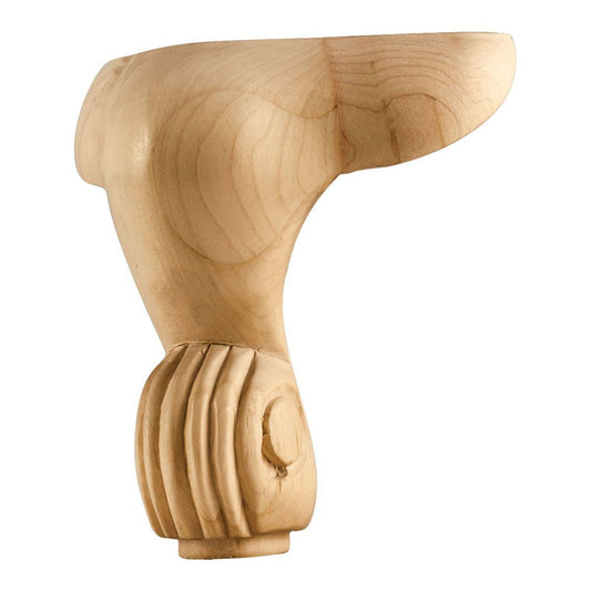Hardware Resources 6" Oak French Traditional Leg-DirectCabinets.com