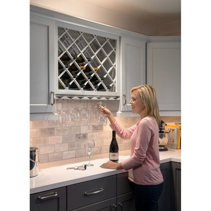 24" x 30" Wine Lattice Rack, Maple-DirectCabinets.com