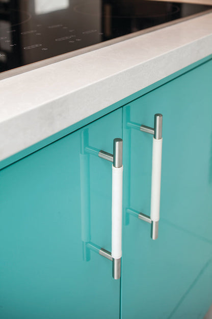 Zanzibar Leather 6-5/16" CC Cabinet Pull-DirectCabinets.com