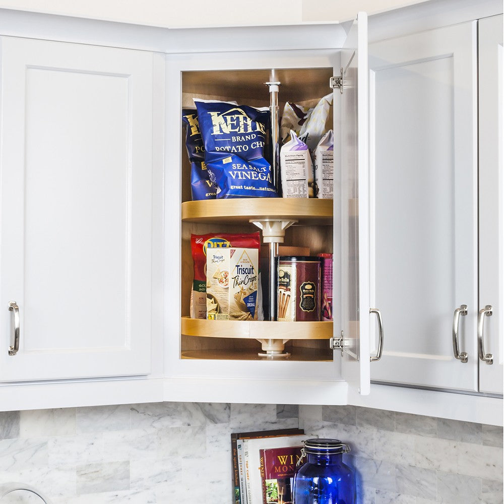 Hardware Resources 20" Round Banded Lazy Susan-DirectCabinets.com