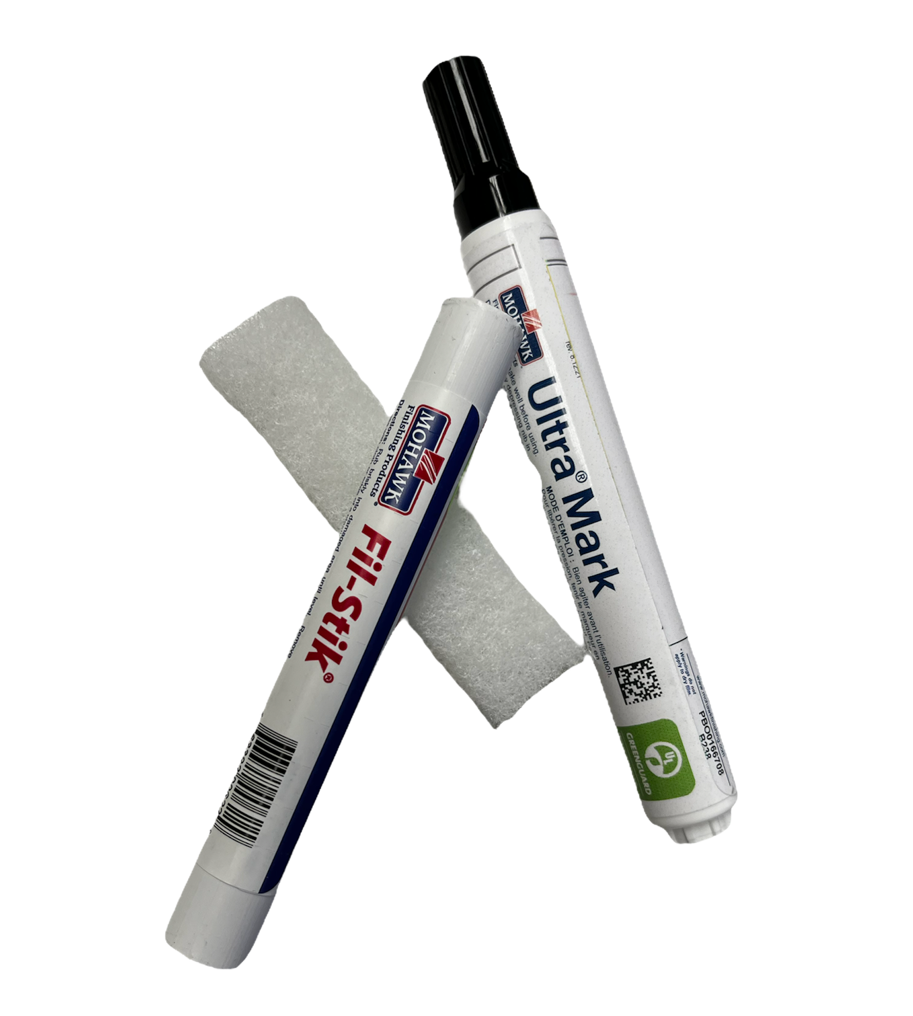 Touch-Up & Repair Kit for Fabuwood Cabinets. Wax Fill Stick, Ultra Mark Marker and white cloth-DirectCabinets.com