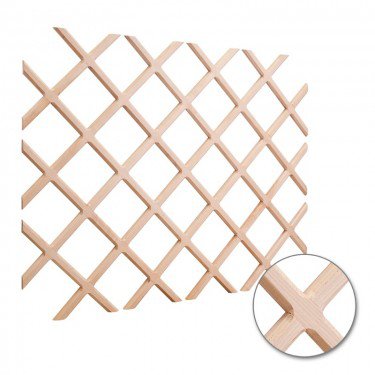 24" x 30" Wine Lattice Rack, Maple-DirectCabinets.com