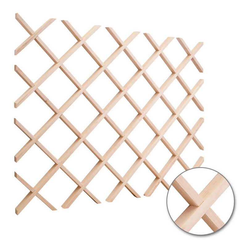 36" x 36" Wine Lattice Rack-DirectCabinets.com